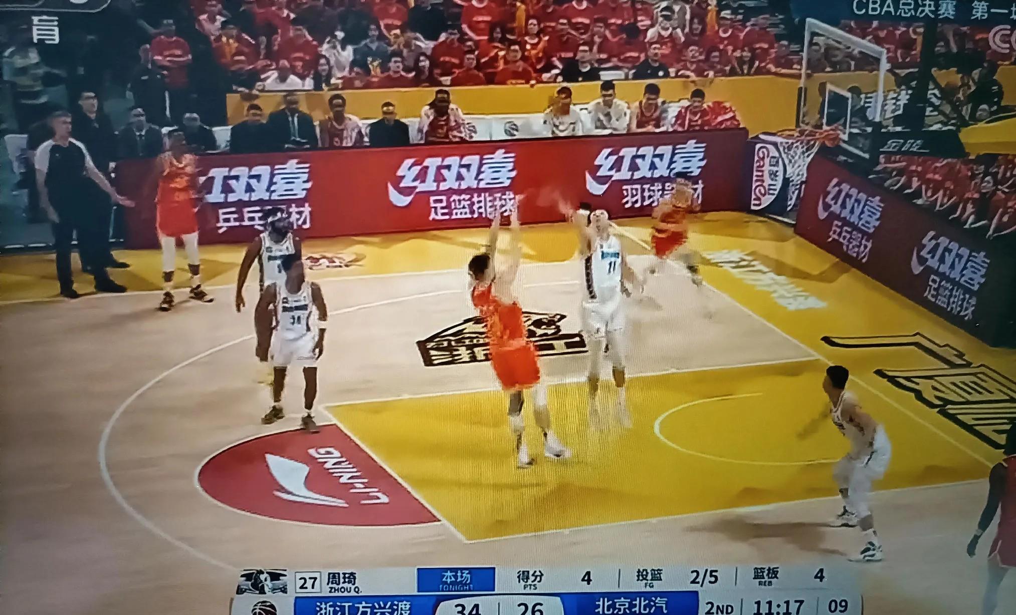 辽宁队逆转成功，主场取得胜利